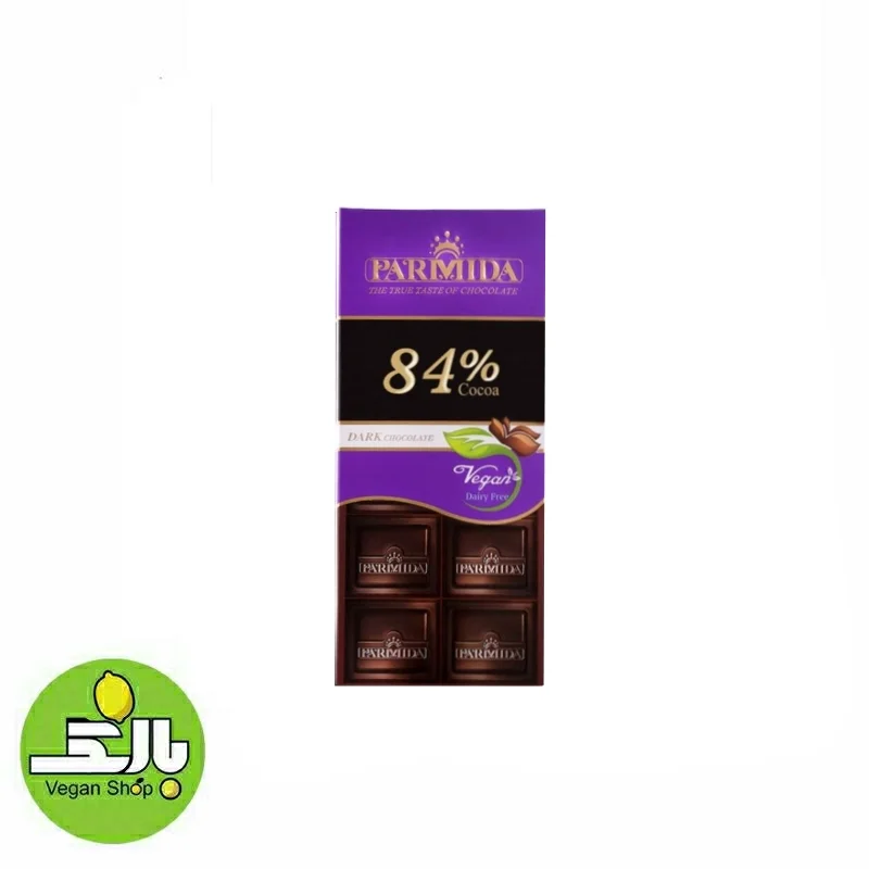 شکلات تلخ تابلت پارمیدا ۸۴٪